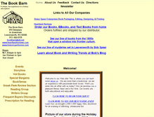 Tablet Screenshot of abookbarn.com